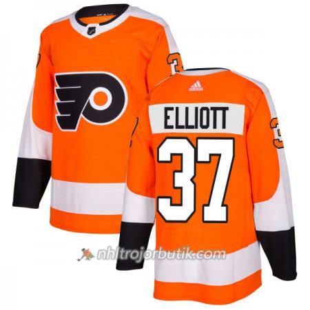 Män Ishockey Philadelphia Flyers Tröja Brian Elliott 37 Adidas 2017-2018 Orange Authentic Män Ishockey Philadelphia Flyers Tröja Brian Elliott 37 Adidas 2017-2018 Orange Authentic